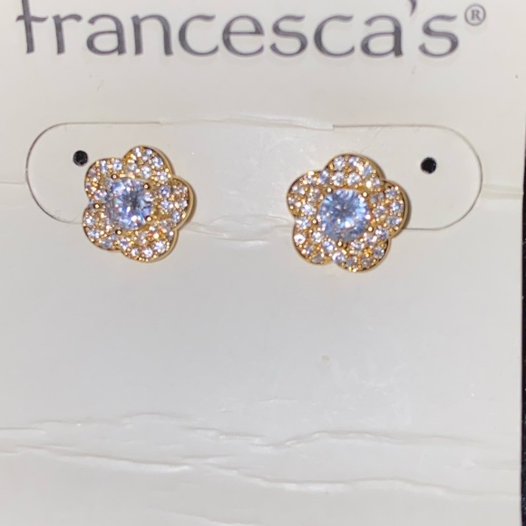 Flower Shaped Studs - Picture 2 of 4